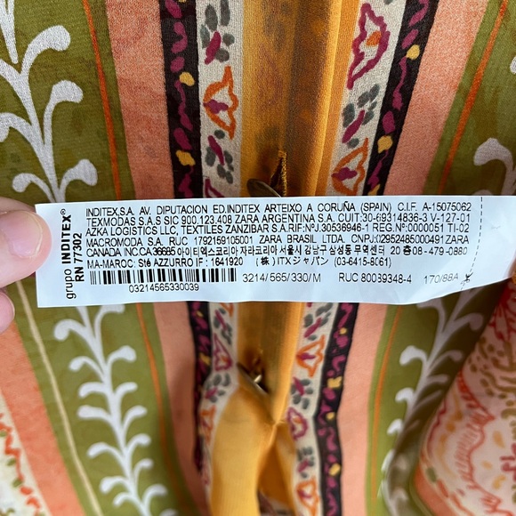 Zara Women’s Front Tie Blouse, Medium - Picture 8 of 8